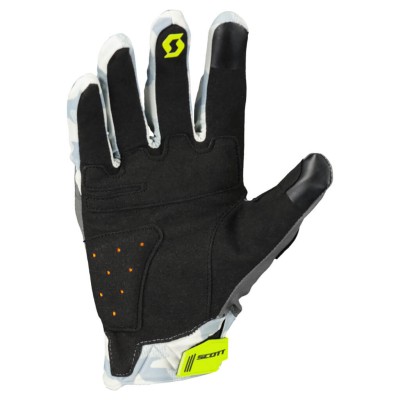 SCOTT Rękawice Glove X-Plore D3O grey/yellow