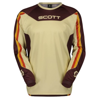 SCOTT Bluza Jersey Evo Dirt deep brown/beige
