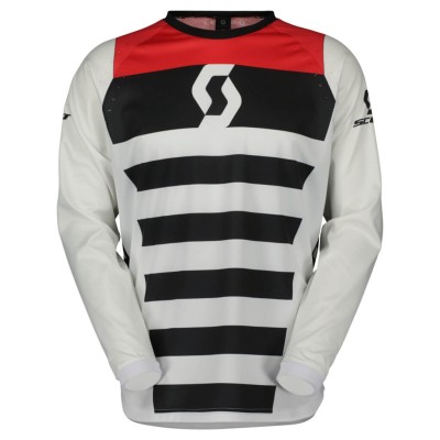 SCOTT Bluza Jersey Evo Race white/red