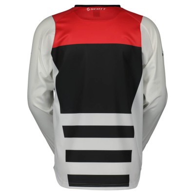SCOTT Bluza Jersey Evo Race white/red