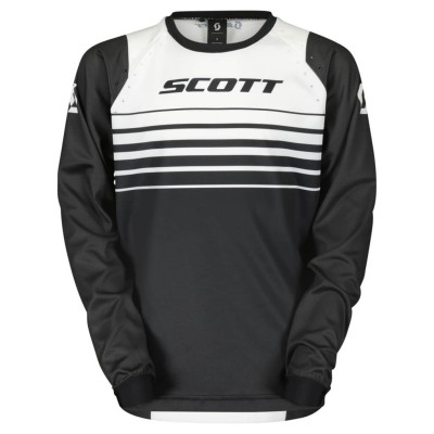 SCOTT Bluza Junior Jersey Evo Swap black/white
