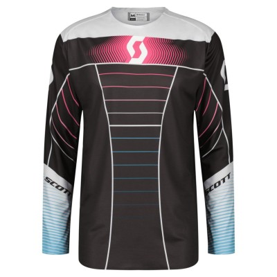 SCOTT Bluza Jersey Podium Pro stealth blue/radiant pink