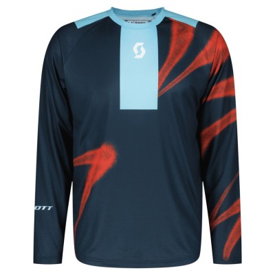 SCOTT Bluza Jersey Evo Dirt sail blue/fast red