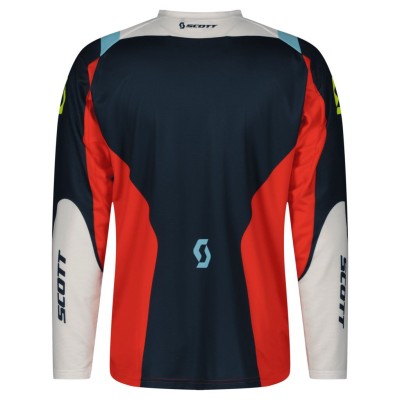 SCOTT Bluza Jersey Evo Race sail blue/fast red