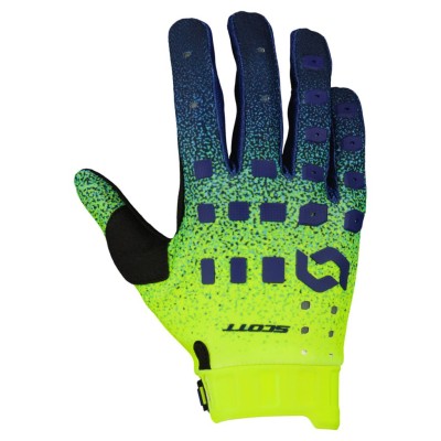 SCOTT Rękawice Glove Podium Pro midnight purple/safety yellow