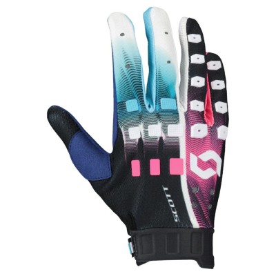SCOTT Rękawice Glove Podium Pro stealth blue/radiant pink