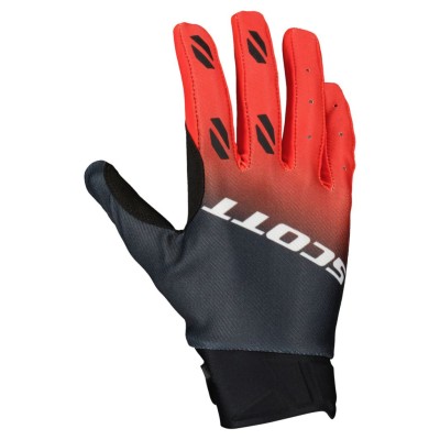 SCOTT Rękawice Glove Evo Swap caviar black/fast red