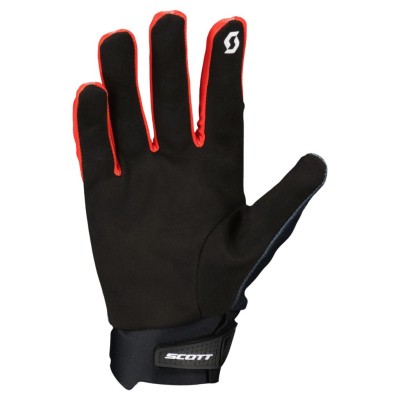 SCOTT Rękawice Glove Evo Swap caviar black/fast red
