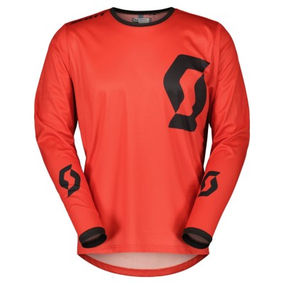 SCOTT Bluza Jersey Compete fiery red