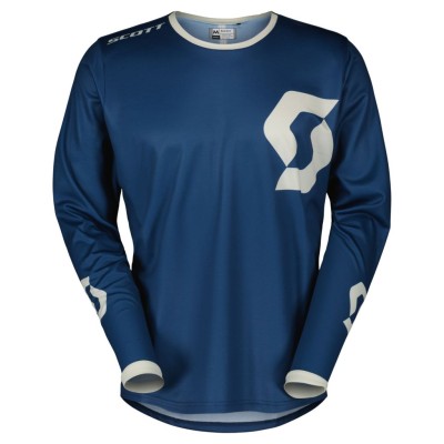 SCOTT Bluza Jersey Compete inky blue/concrete grey
