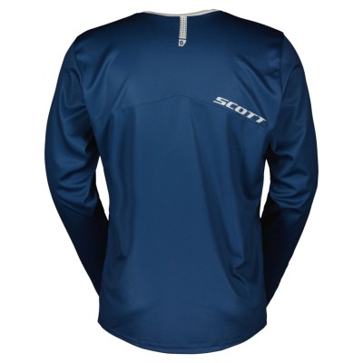 SCOTT Bluza Jersey Compete inky blue/concrete grey