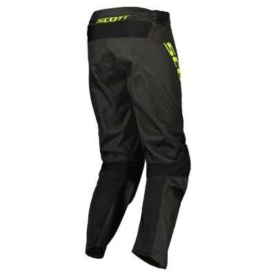 SCOTT Spodnie Pants Compete caviar black/safety yellow