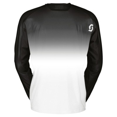SCOTT Bluza Jersey Evo Swap caviar black/bright white