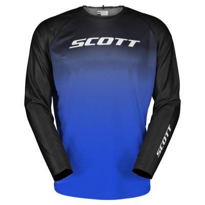 SCOTT Bluza Jersey Evo Swap caviar black/yami blue