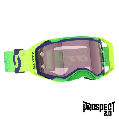 SCOTT Gogle Prospect 2.0 AMP midnight purple/safety yellow / rose works