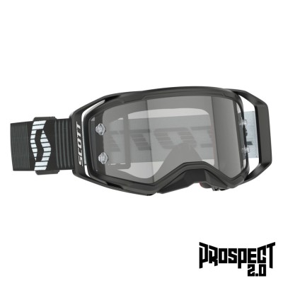 SCOTT Gogle Prospect 2.0 LS black/white / light sensitive grey works