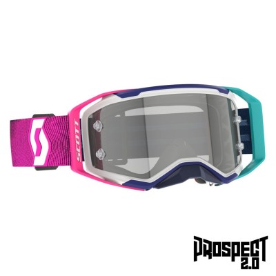 SCOTT Gogle Prospect 2.0 LS stealth blue/radiant pink / light sensitive