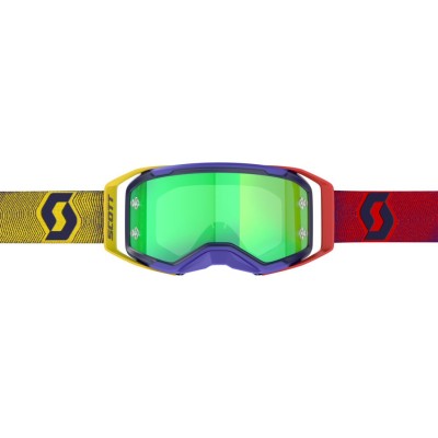 SCOTT Gogle Prospect 2.0 red/yellow / green chrome works
