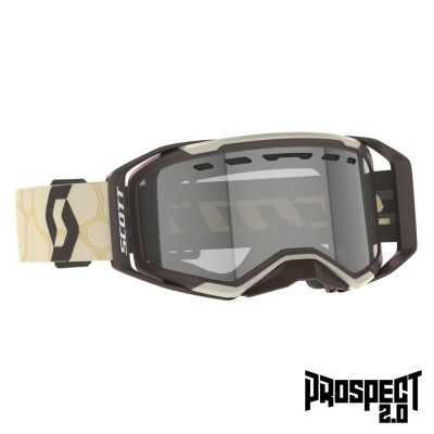 SCOTT Gogle Prospect 2.0 Enduro LS desert beige/dirt brown / light sensitive grey
