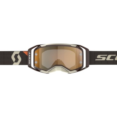 SCOTT Gogle Prospect 2.0 AMP chrome deep brown/beige / gold chrome works