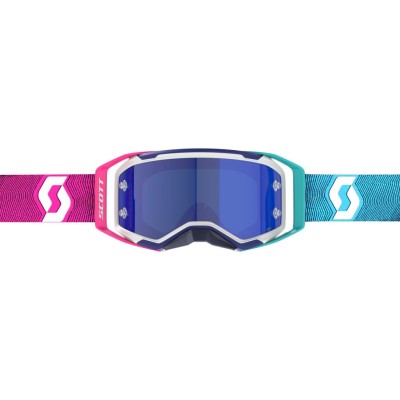SCOTT Gogle Prospect 2.0 AMP chrome stealth blue/radiant pink / blue chrome