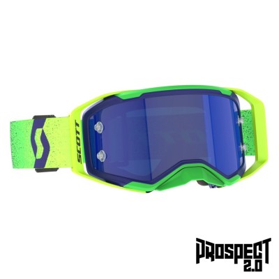 SCOTT Gogle Prospect 2.0 AMP chrome midnight purple/safety yellow / blue chrome