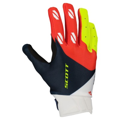 SCOTT Rękawice Glove Evo Race sail blue/fast red