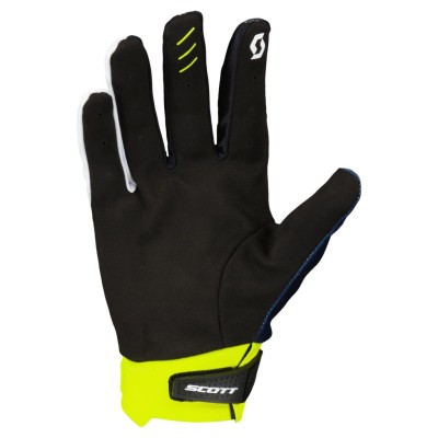 SCOTT Rękawice Glove Evo Race midnight purple/safety yellow