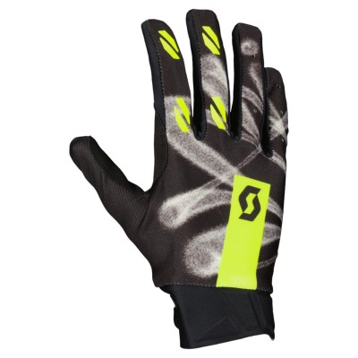 SCOTT Rękawice Glove Evo Dirt caviar black/safety yellow