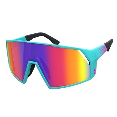 SCOTT Okulary Sunglasses Pro Shield Metaverse  stealth blue/radiant pink / teal chrome