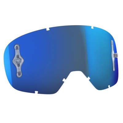 SCOTT Szybka Junior MX Lens Buzz SGL AFC Works electric blue chrome