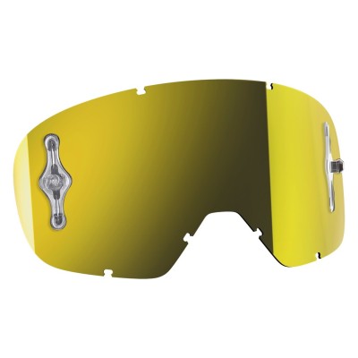 SCOTT Szybka Junior MX Lens Buzz SGL AFC Works yellow chrome