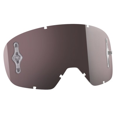 SCOTT Szybka Junior MX Lens Buzz SGL AFC Works silver chrome