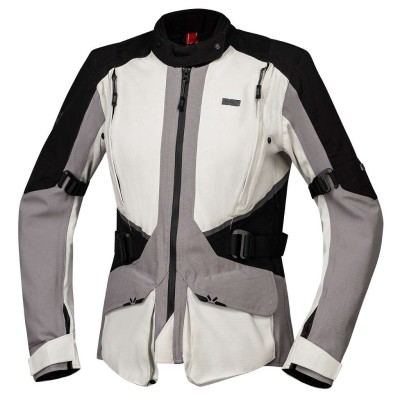 iXS Kurtka Damska Women's Tourster-STX 1.0 laminated jacket light grey-grey DM