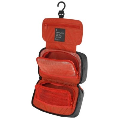 SCOTT Kosmetyczka Bag Toiletry dark grey/red clay one size