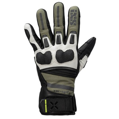 iXS Rękawice Tour Gloves Montevideo-Short-ST black-olive-light grey