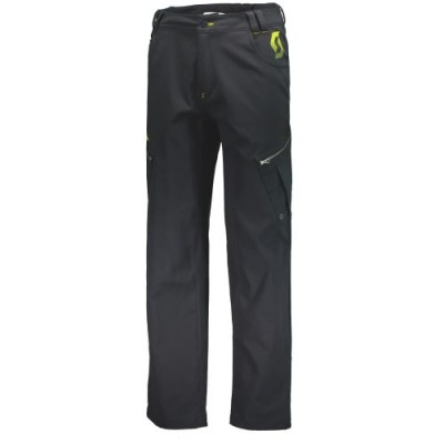 SCOTT Spodnie Męskie Factory Team Support black/sulphur yellow
