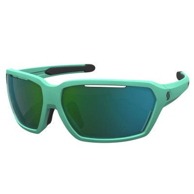 SCOTT Okulary Sunglasses Vector soft teal green / green chrome