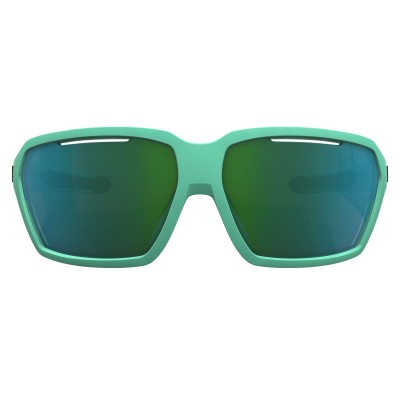 SCOTT Okulary Sunglasses Vector soft teal green / green chrome