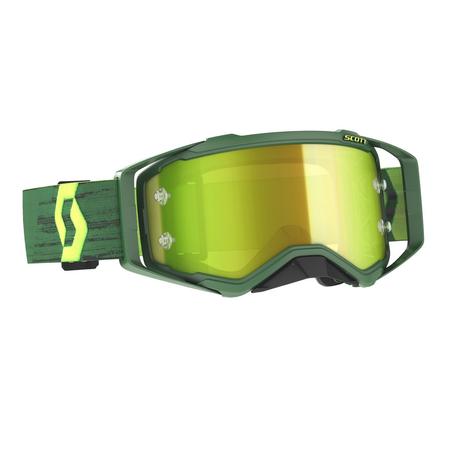 SCOTT Gogle Prospect green/yellow / yellow chrome works