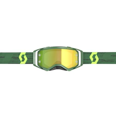 SCOTT Gogle Prospect green/yellow / yellow chrome works