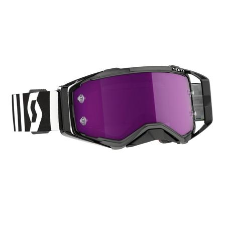 SCOTT Gogle Prospect racing black/white / purple chrome works