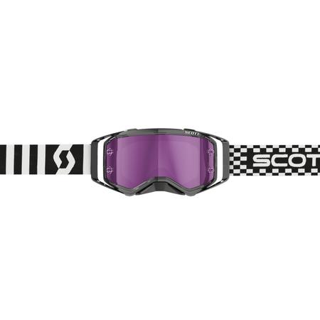SCOTT Gogle Prospect racing black/white / purple chrome works