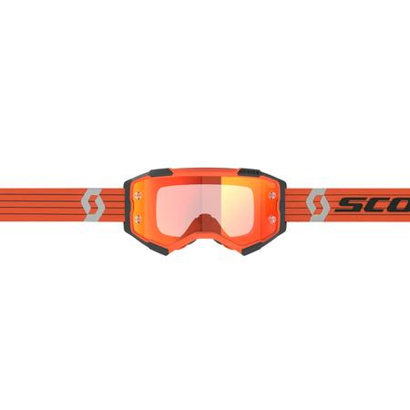 SCOTT Gogle Fury orange/grey / orange chrome works