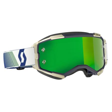 SCOTT Gogle Fury blue/green / green chrome works