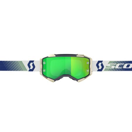 SCOTT Gogle Fury blue/green / green chrome works