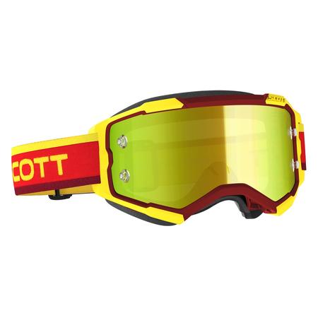 SCOTT LIMITED Gogle Fury red/yellow / yellow chrome works