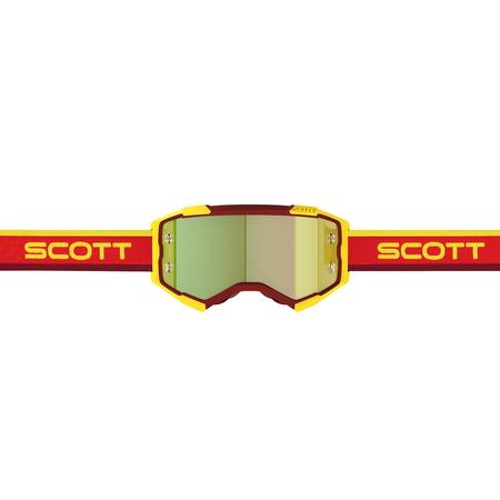 SCOTT LIMITED Gogle Fury red/yellow / yellow chrome works