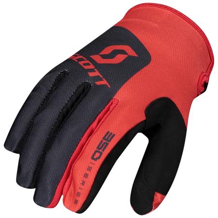 SCOTT Rękawice Glove 350 Track black/red