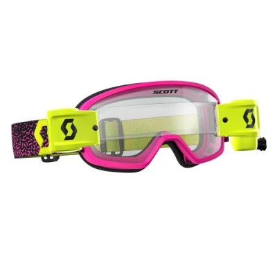 SCOTT Gogle Junior Buzz MX Pro WFS pink/yellow / clear works